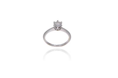 Anello con diamante - Asta Preziosi