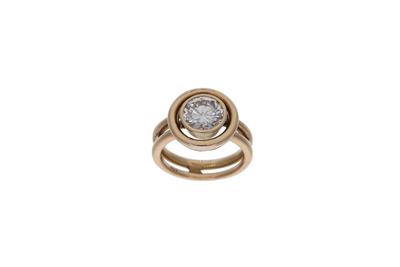 Anello con diamante - Asta Preziosi
