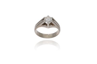 Anello con diamante - Asta Preziosi