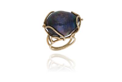 Anello con perla barocca - Asta Preziosi