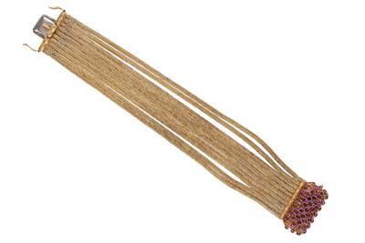 Bracciale con rubini e pietre - Asta Preziosi