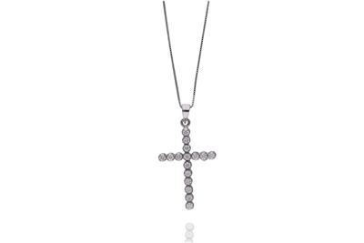 Collana con ciondolo con diamanti - Asta Preziosi