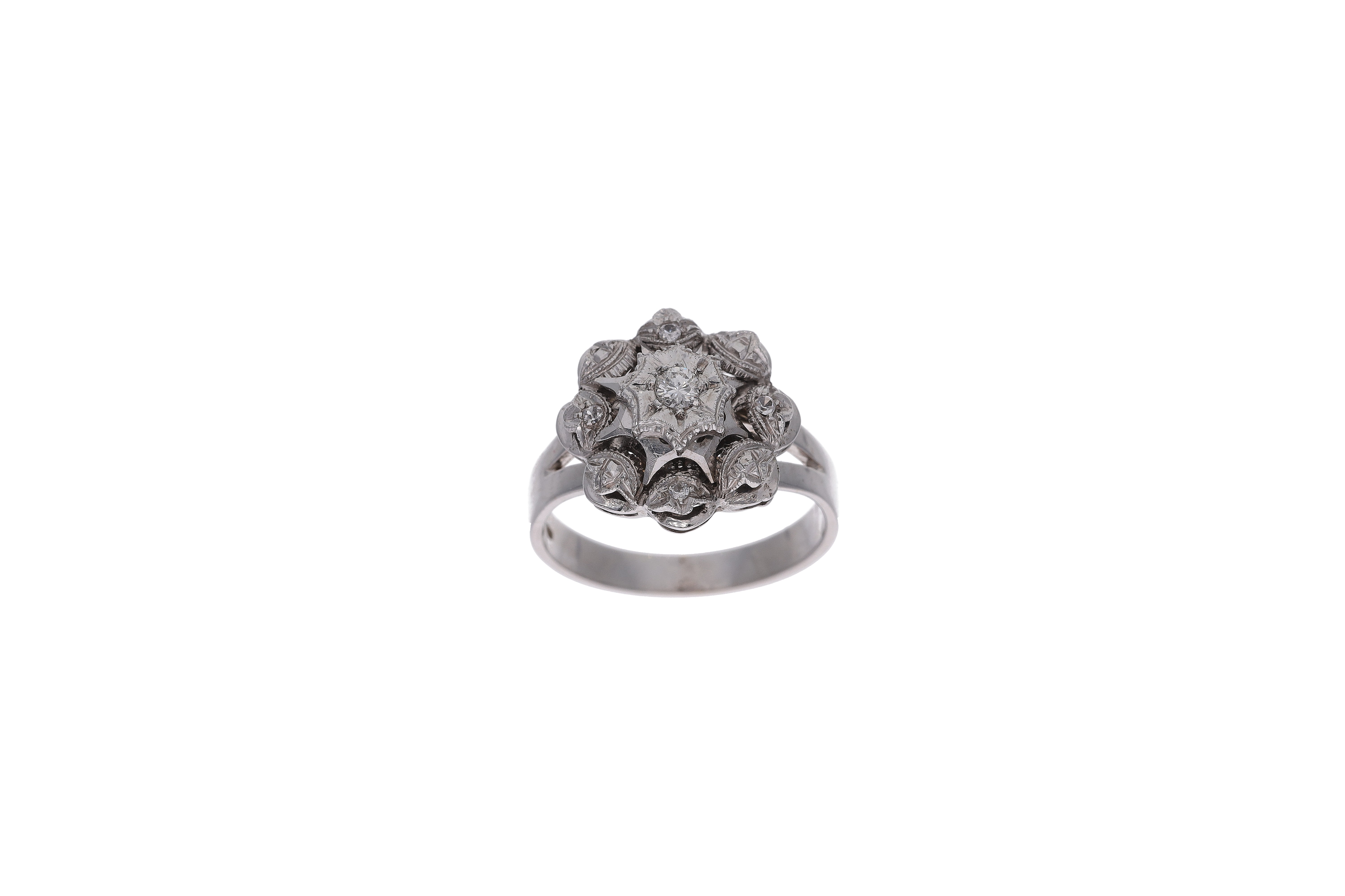 Anello con diamante - Asta Preziosi