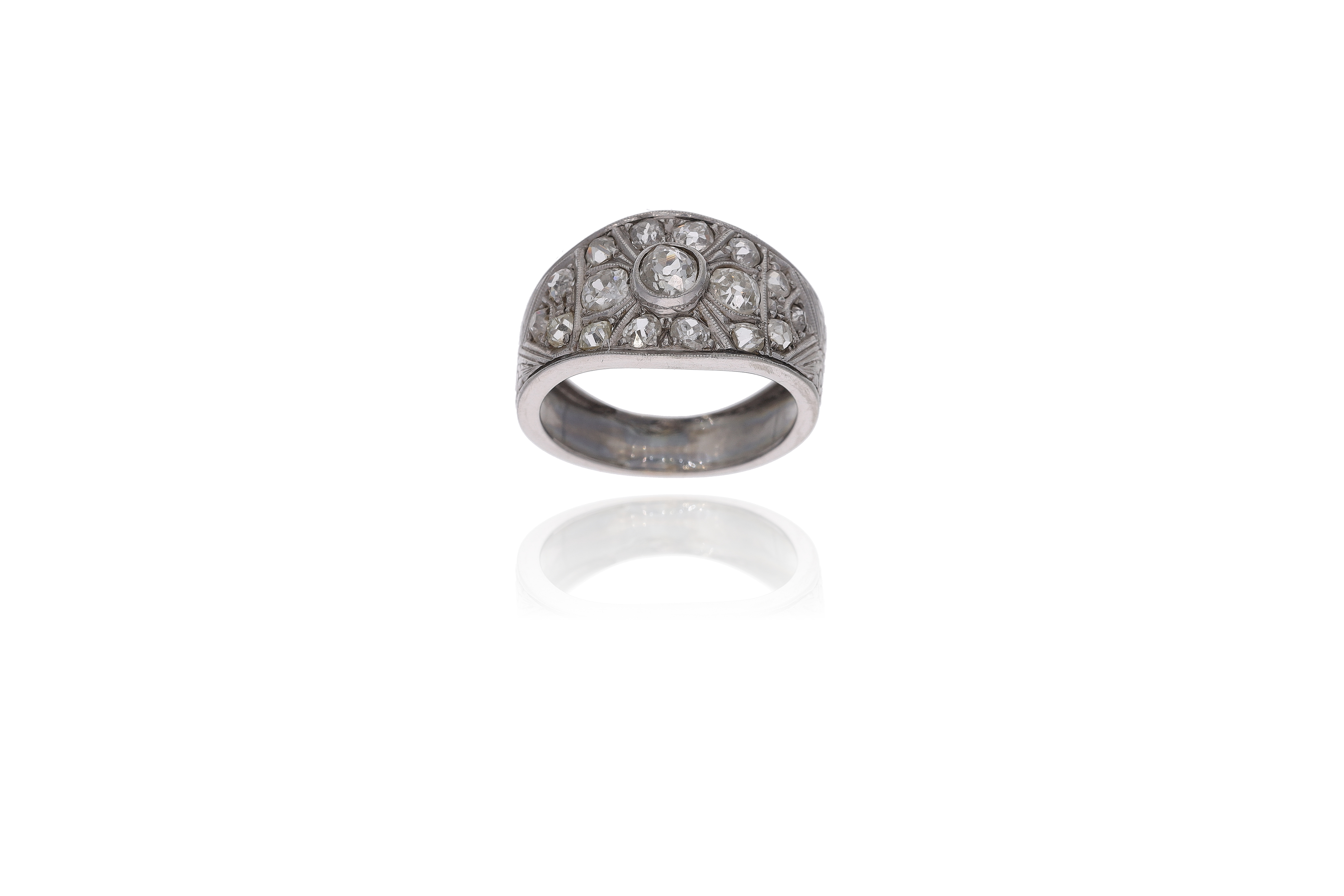 Anello con diamanti - Asta Preziosi