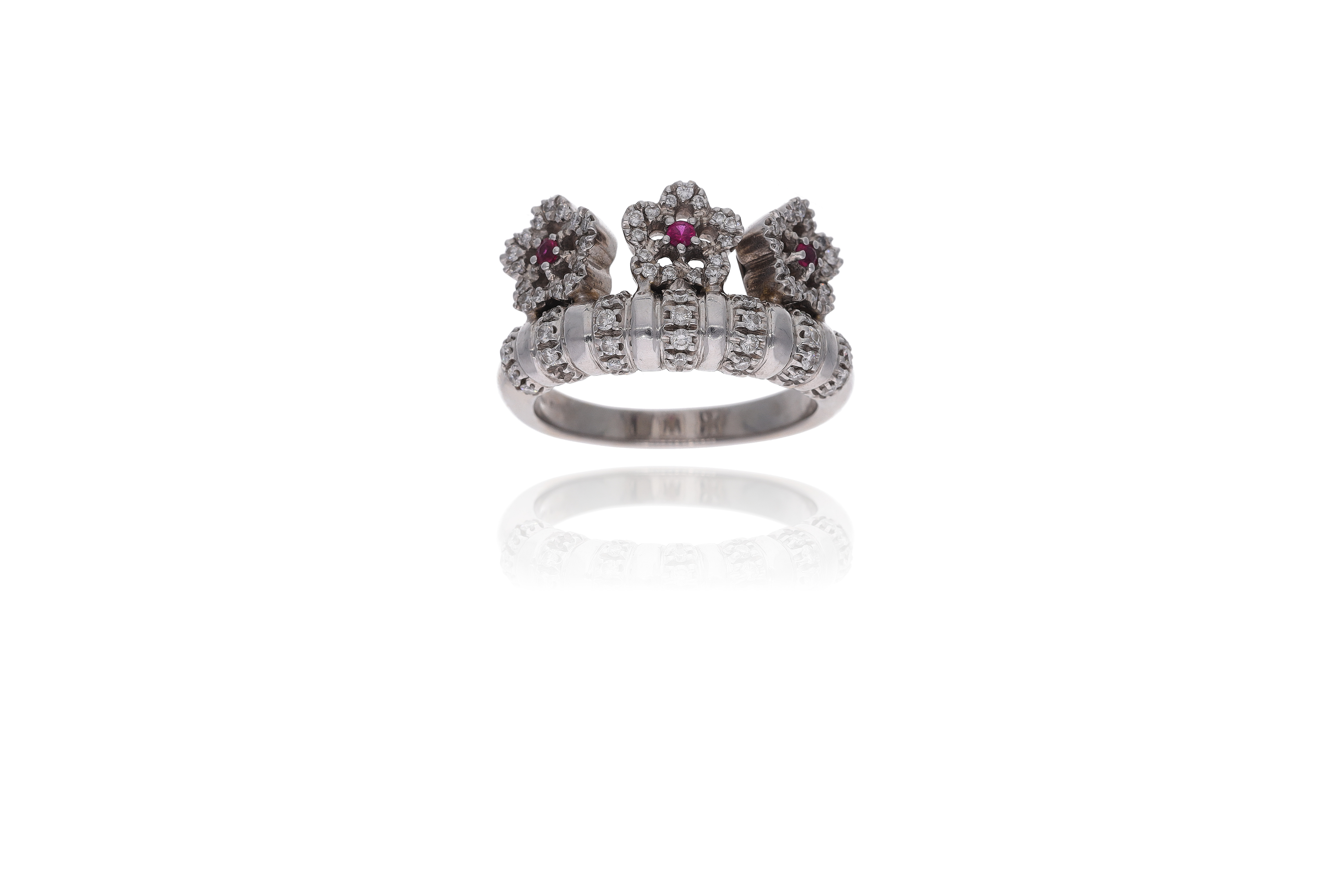 Anello con diamanti e pietre - Asta Preziosi