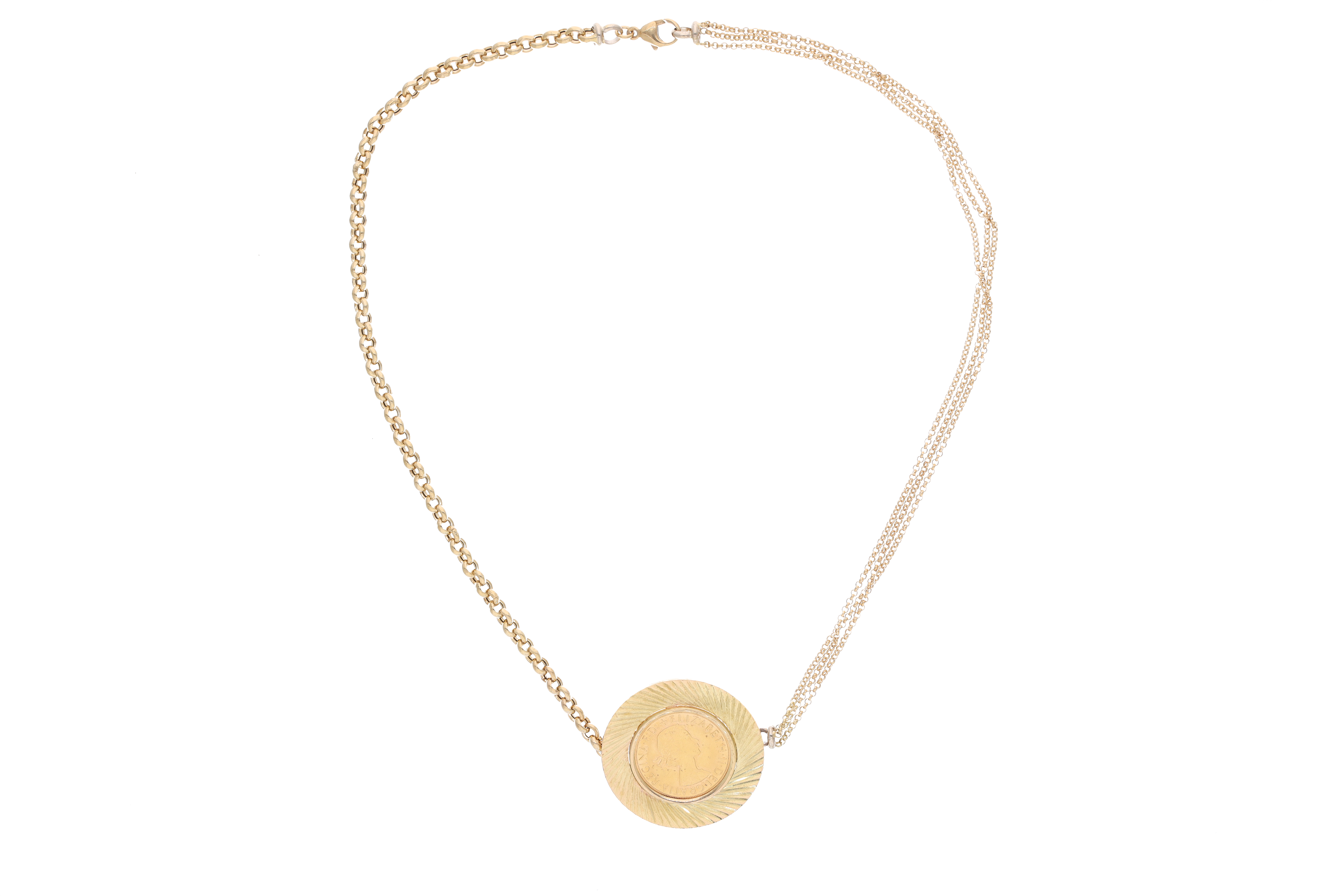 Collana con moneta - Asta Preziosi