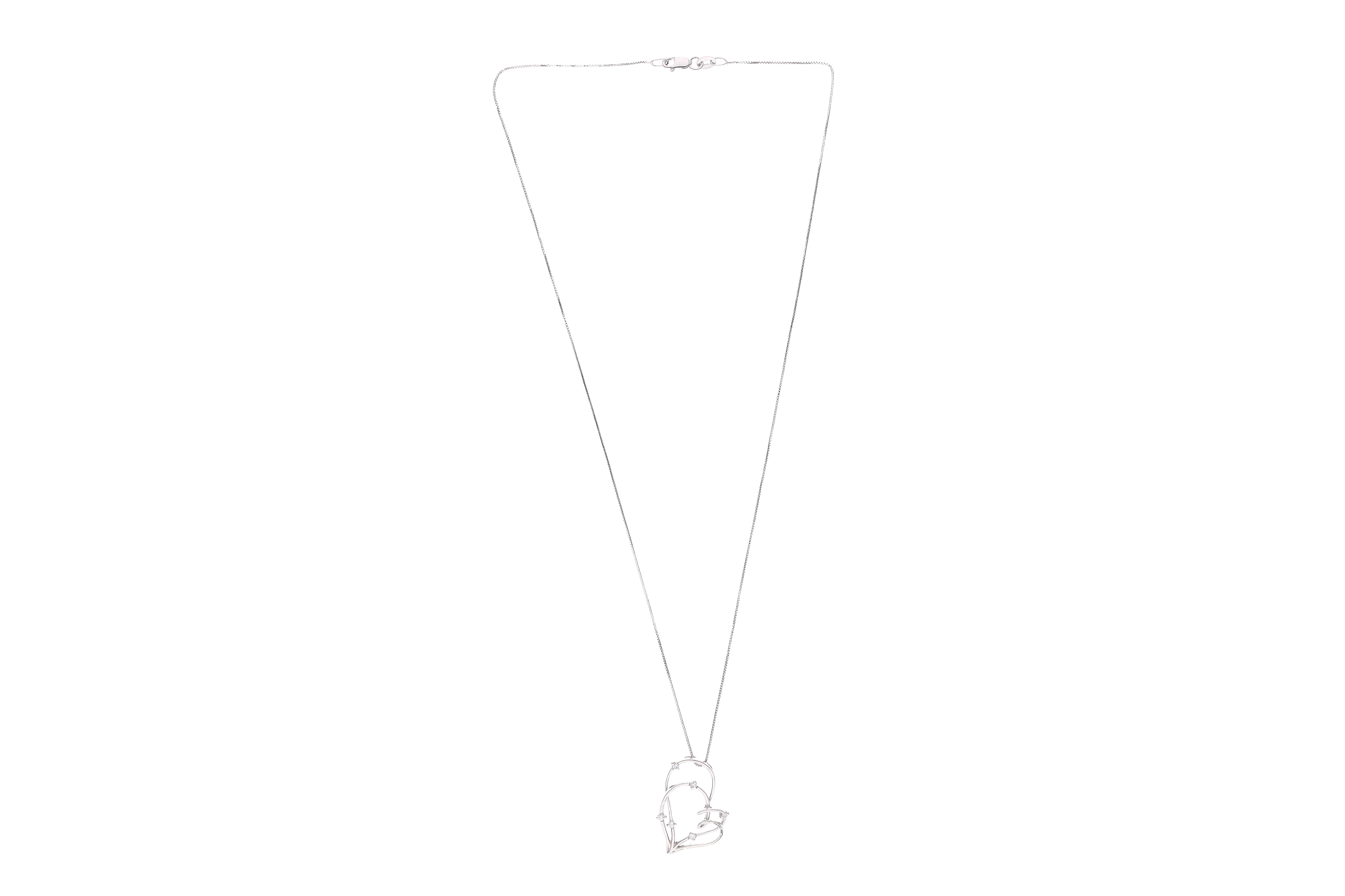 Collana e ciondolo con diamanti - Asta Preziosi
