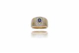 Anello con diamanti e zaffiro - Asta Preziosi Anello con diamanti e zaffiro - Asta Preziosi