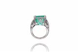 Anello con smeraldo e diamanti - Asta Preziosi Anello con smeraldo e diamanti - Asta Preziosi