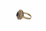 Anello con zaffiro e diamanti - Asta Preziosi Anello con zaffiro e diamanti - Asta Preziosi