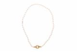 Collana di perle coltivate con diamanti - Asta Preziosi Collana di perle coltivate con diamanti - Asta Preziosi