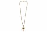 Collana e ciondolo con zaffiri, pietra e perle coltivate - Asta Preziosi Collana e ciondolo con zaffiri, pietra e perle coltivate - Asta Preziosi
