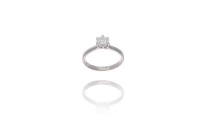 Anello con diamante - Asta Preziosi