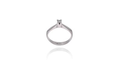 Anello con diamante - Asta Preziosi