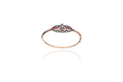 Bracciale con diamanti e pietre - Asta Preziosi