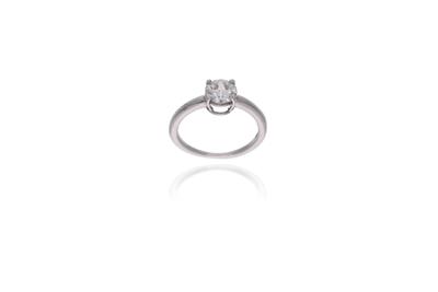 Anello con diamante - Asta Preziosi