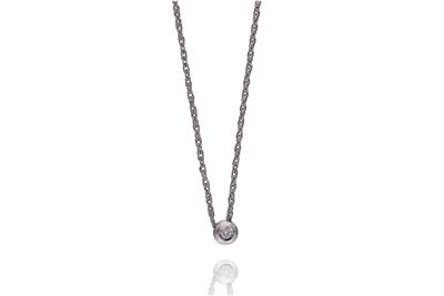 Collana con diamante - Asta Preziosi