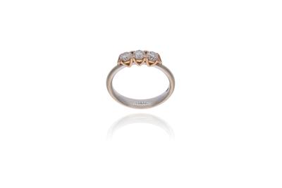 Liguori Gioielli, anello con diamanti - Asta Preziosi