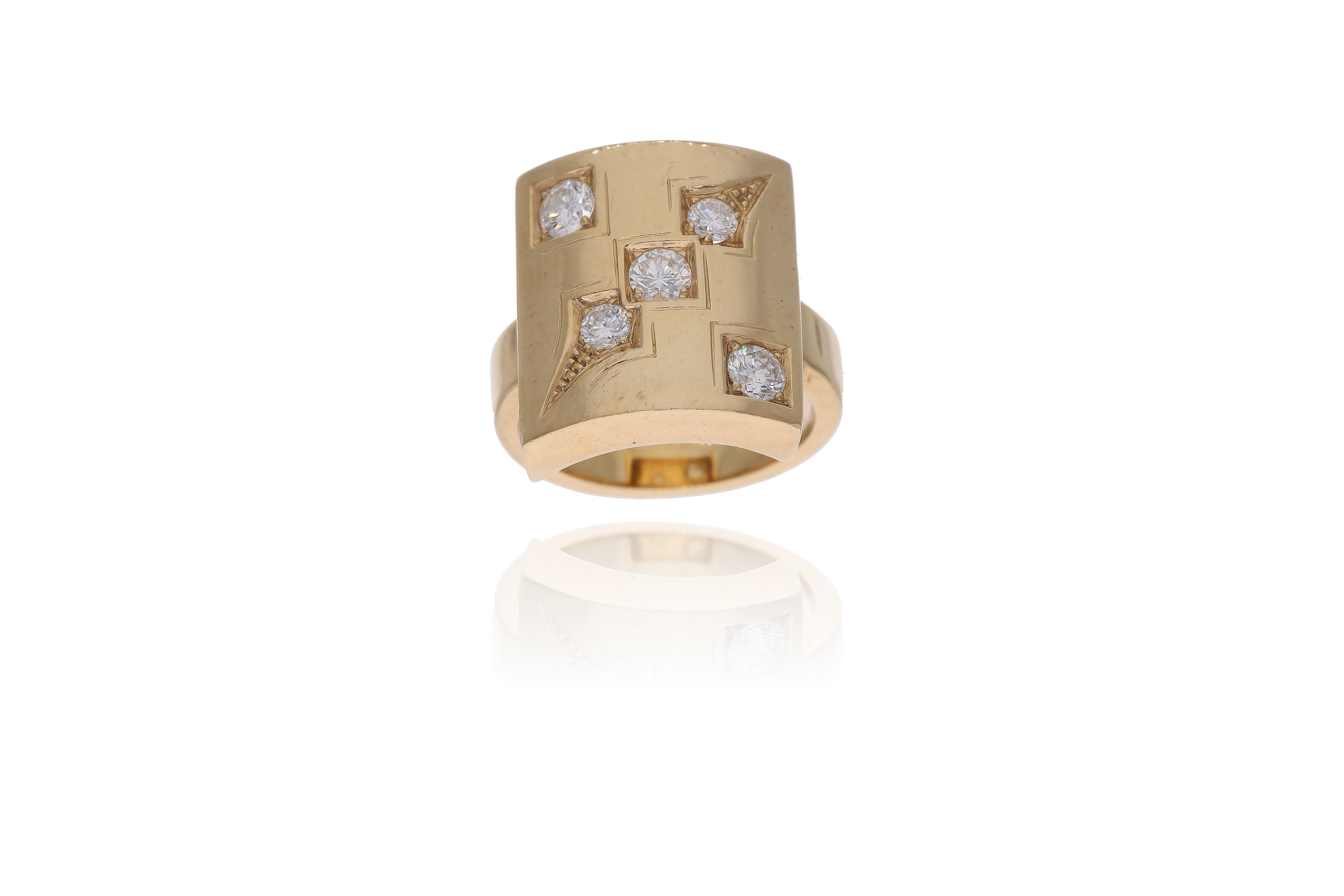 Anello con diamanti - Asta Preziosi