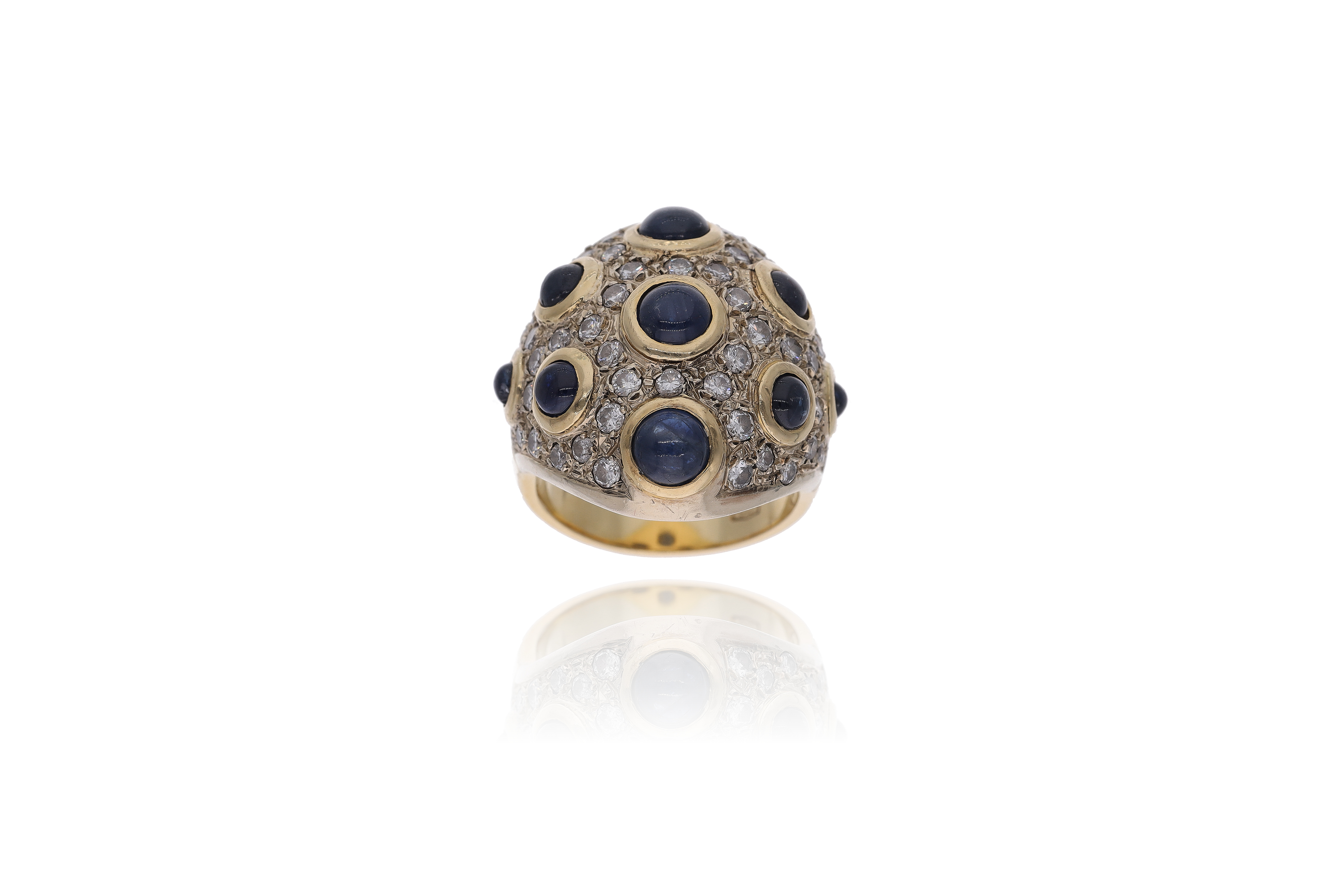 Anello con diamanti e zaffiri - Asta Preziosi