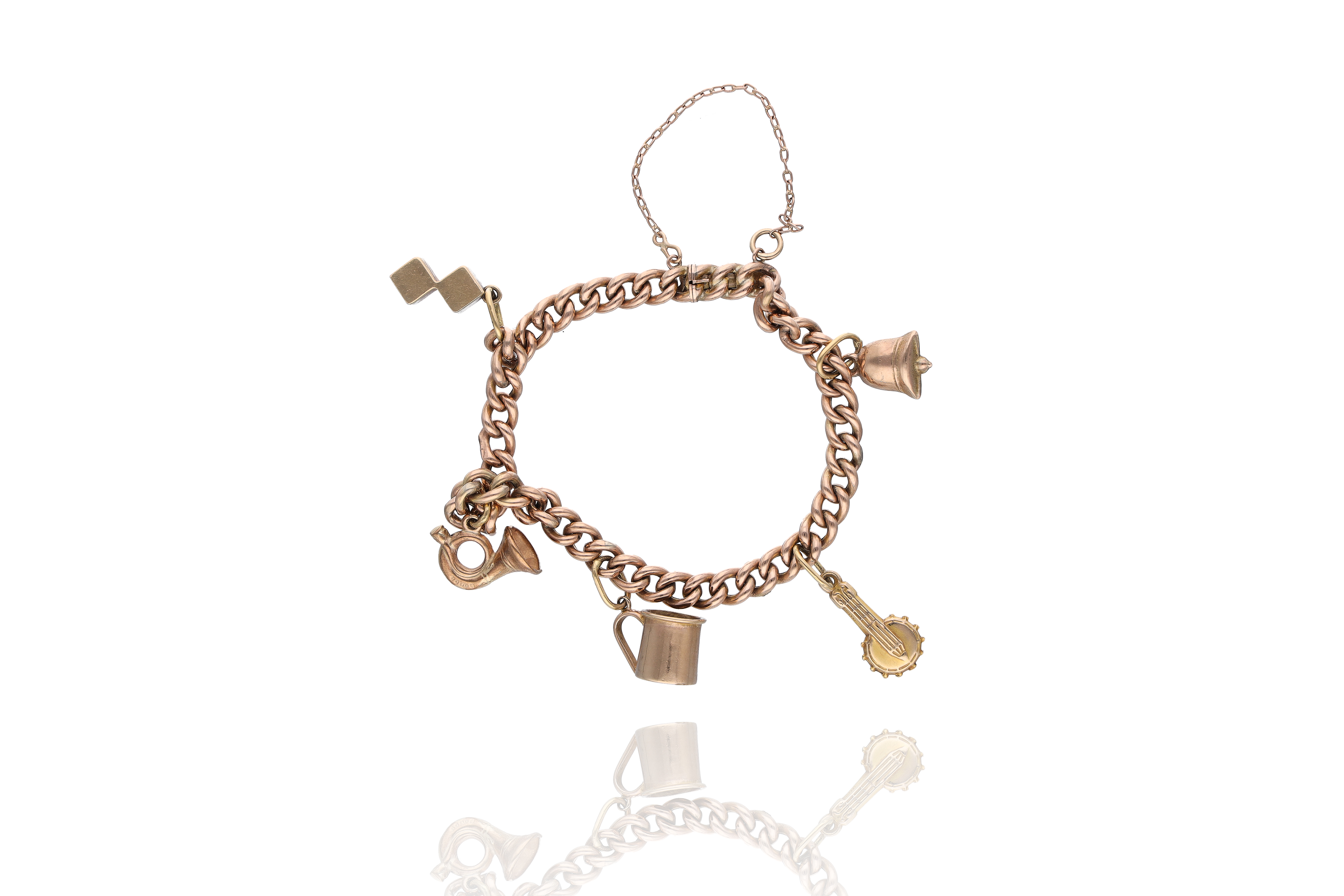 Bracciale con vari ciondoli - Asta Preziosi