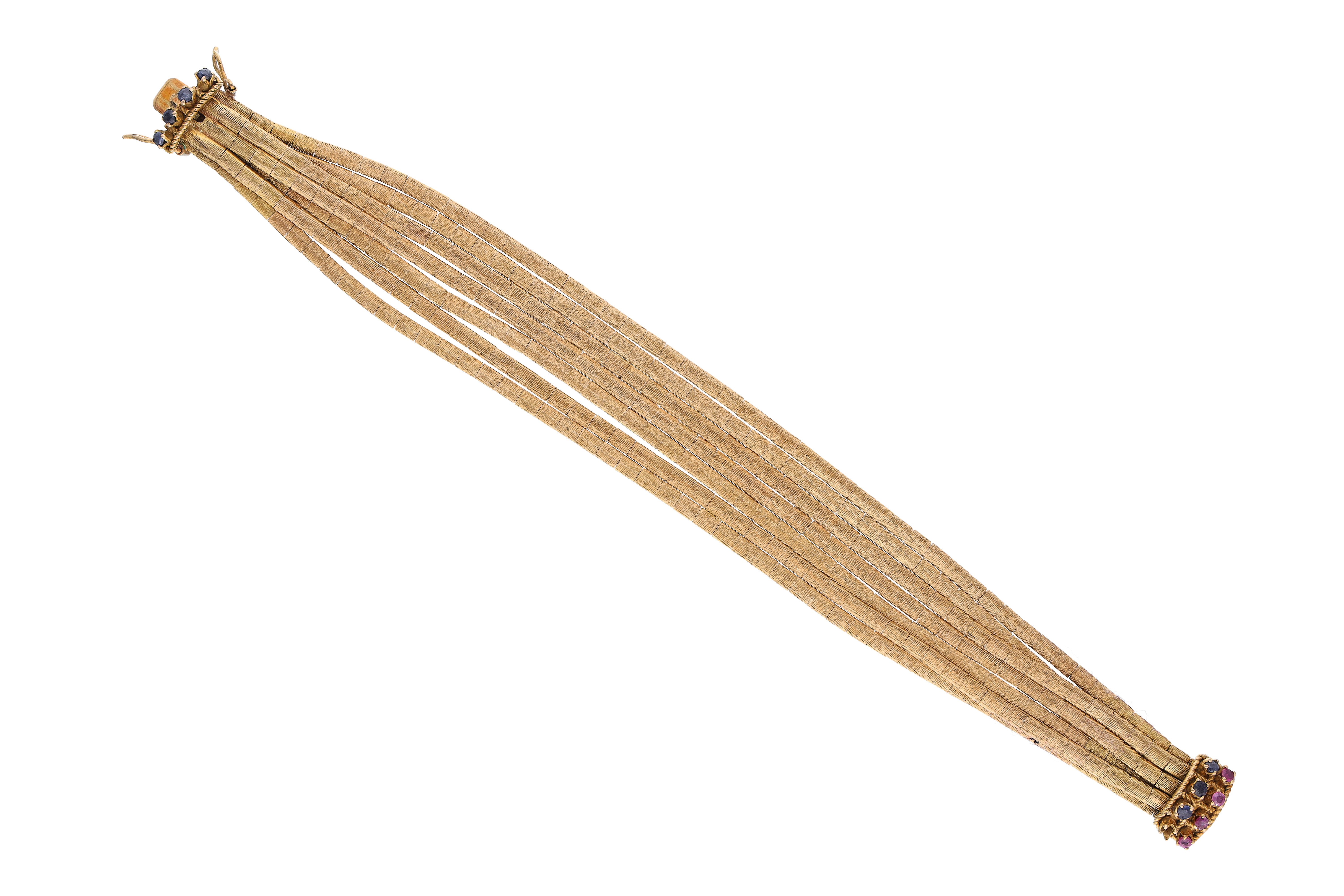 Bracciale con zaffiri e rubini - Asta Preziosi
