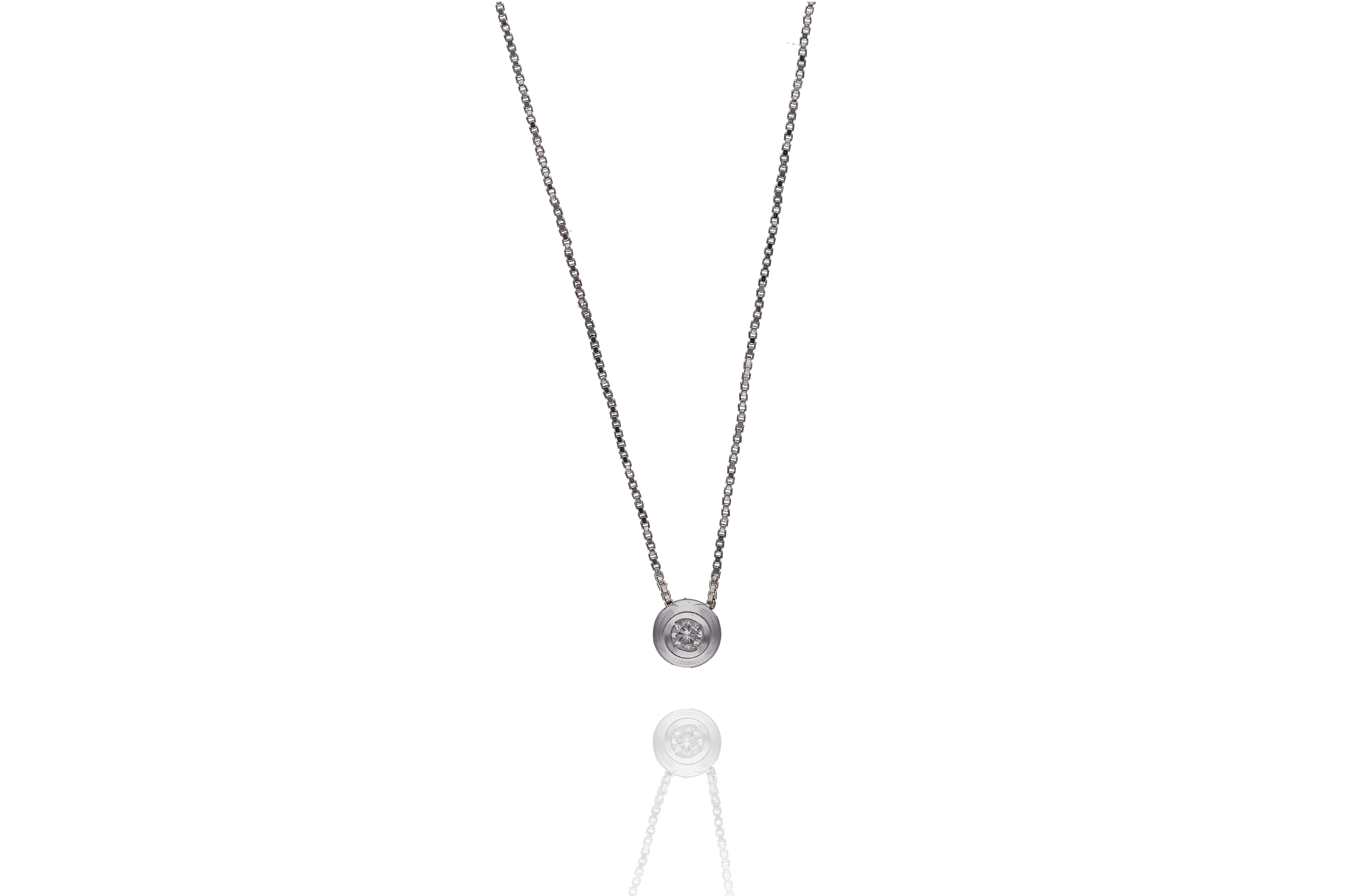 Collana con diamante - Asta Preziosi