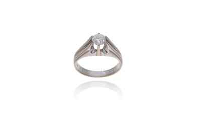 Anello con diamante - Asta Preziosi