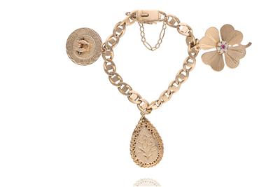 Bracciale con pendenti e pietre - Asta Preziosi Bracciale con pendenti e pietre - Asta Preziosi