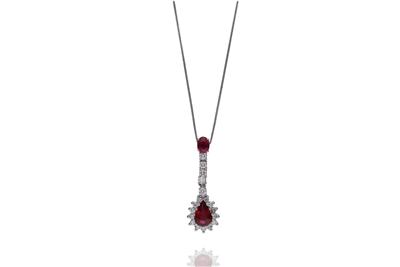 Collana con rubini e diamanti - Asta Preziosi Collana con rubini e diamanti - Asta Preziosi