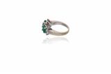 Anello con diamanti e smeraldi - Asta Preziosi Anello con diamanti e smeraldi - Asta Preziosi