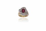 Anello con rubino e diamanti - Asta Preziosi Anello con rubino e diamanti - Asta Preziosi