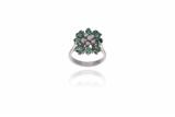 Anello con smeraldi e diamanti - Asta Preziosi Anello con smeraldi e diamanti - Asta Preziosi