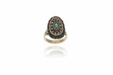 Anello con smeraldi e diamanti - Asta Preziosi Anello con smeraldi e diamanti - Asta Preziosi