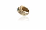 Anello con smeraldo e diamanti - Asta Preziosi Anello con smeraldo e diamanti - Asta Preziosi