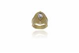 Anello con topazio e diamante - Asta Preziosi Anello con topazio e diamante - Asta Preziosi