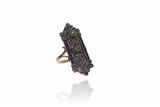 Anello con zaffiri e diamanti - Asta Preziosi Anello con zaffiri e diamanti - Asta Preziosi