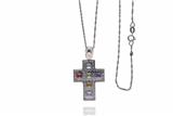 Collana con ciondolo con peridoto, topazi e granato - Asta Preziosi Collana con ciondolo con peridoto, topazi e granato - Asta Preziosi