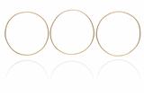 Tre bracciali in oro - Asta Preziosi Tre bracciali in oro - Asta Preziosi