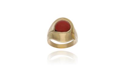 Anello con corallo - Asta Preziosi