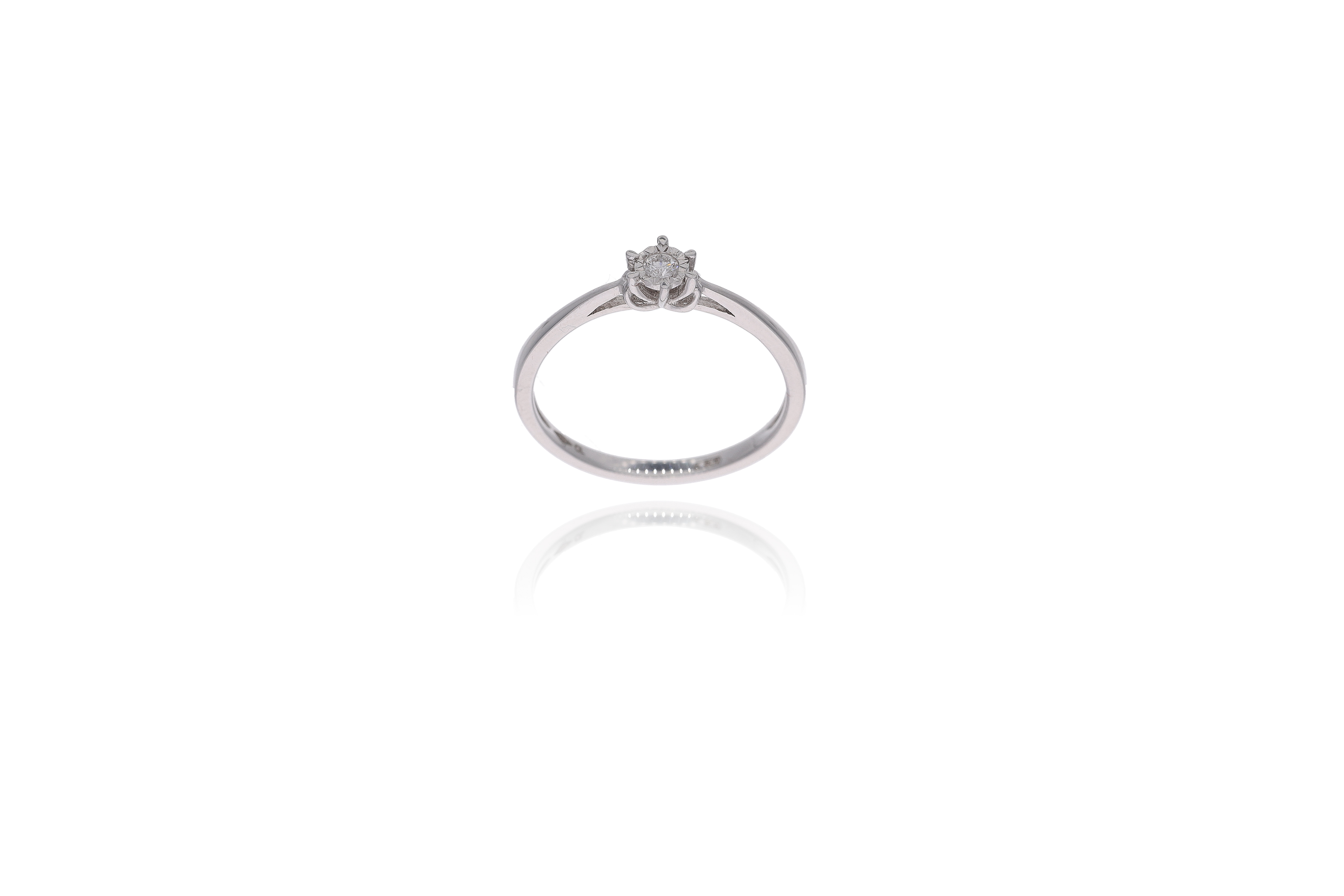 Anello con diamante - Asta Preziosi