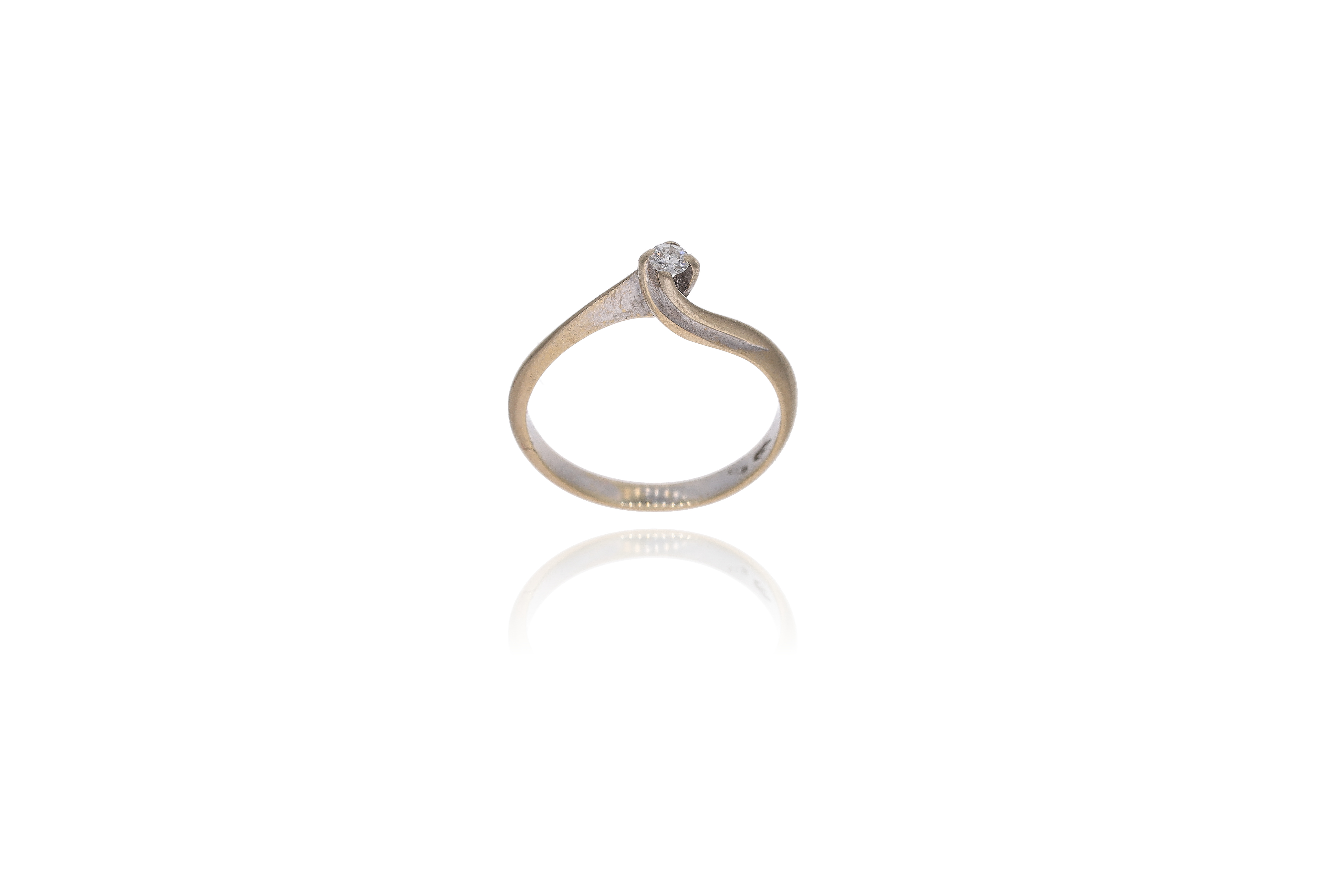 Anello con diamante - Asta Preziosi
