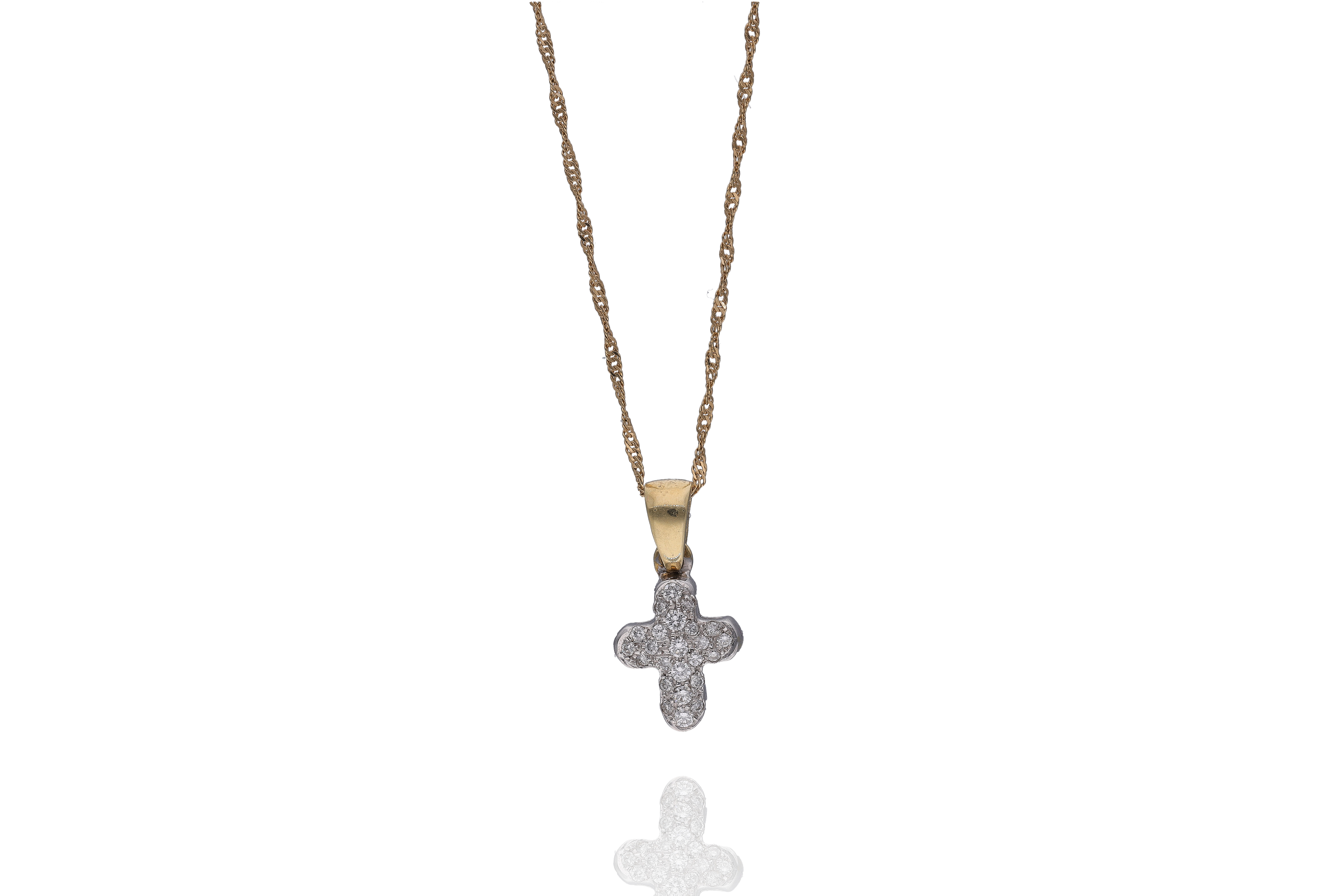 Collana e ciondolo con diamanti - Asta Preziosi