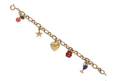 Bracciale con pendenti - Asta Preziosi