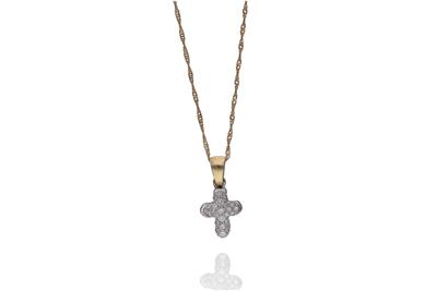 Collana e ciondolo con diamanti - Asta Preziosi Collana e ciondolo con diamanti - Asta Preziosi