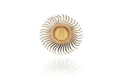 Spilla con medaglia in oro - Asta Preziosi Spilla con medaglia in oro - Asta Preziosi