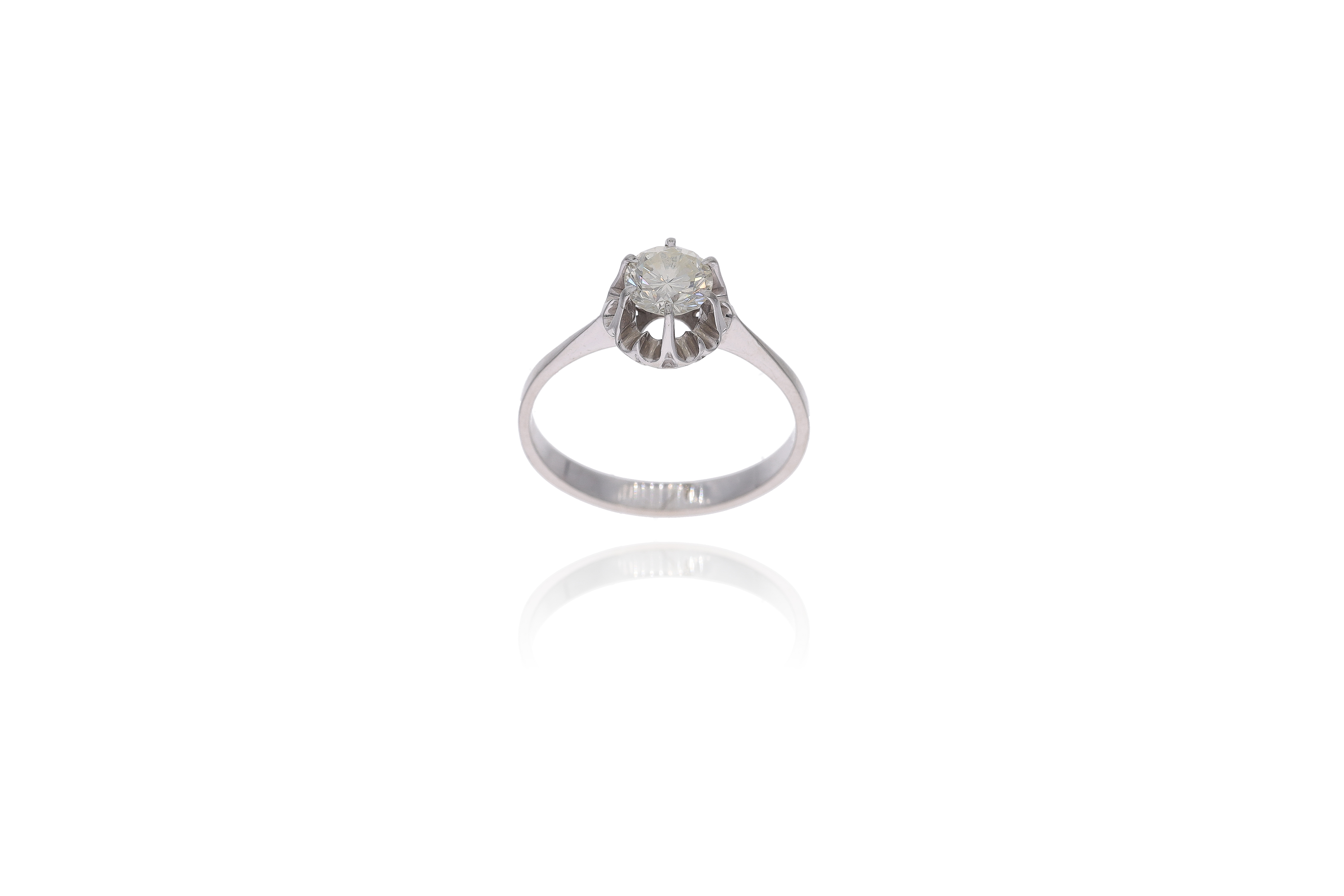 Anello con diamante - Asta Preziosi