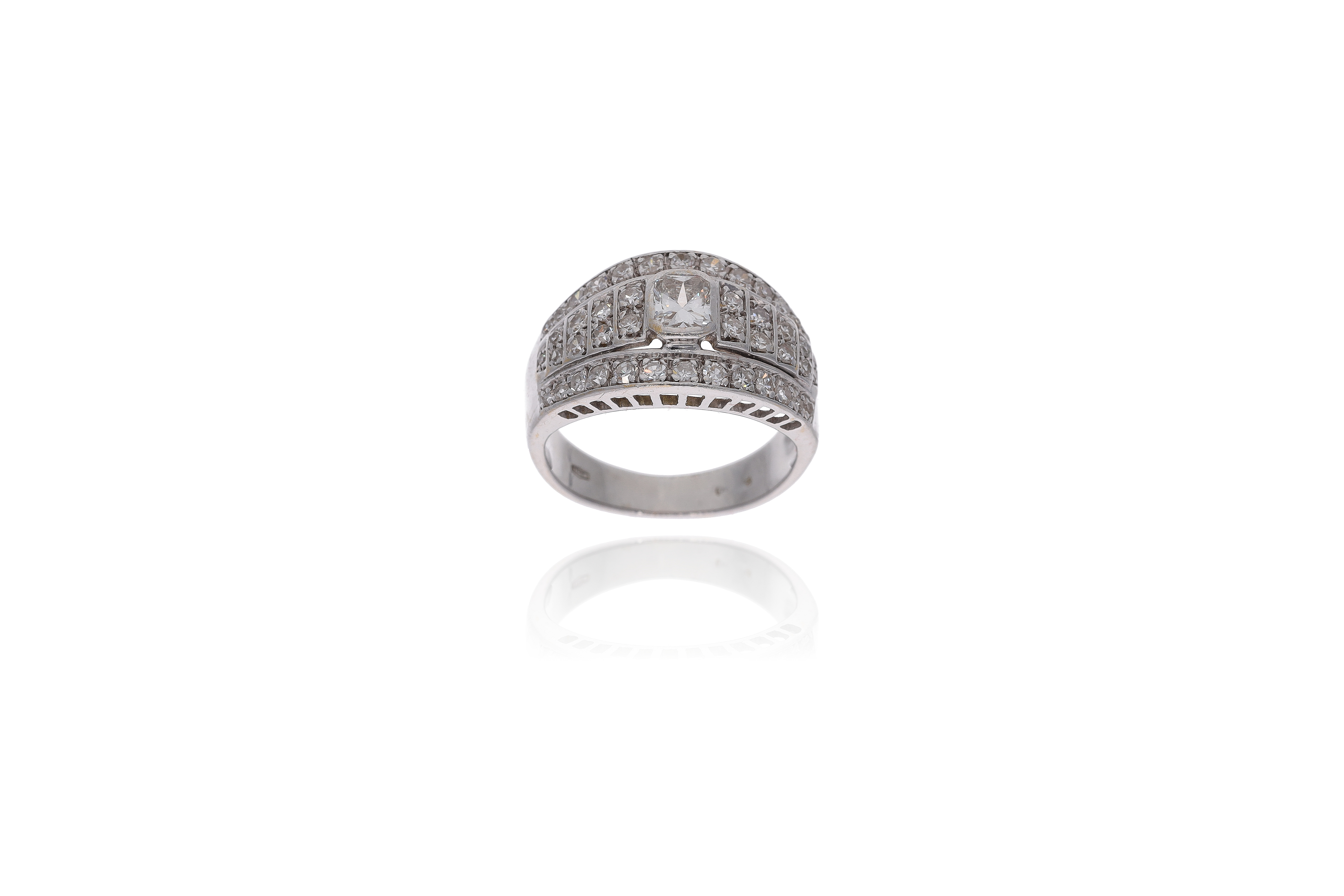 Anello con diamanti - Asta Preziosi