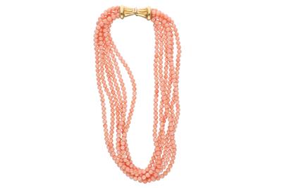 Collana di coralli - Asta Preziosi Collana di coralli - Asta Preziosi