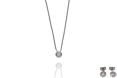 Parure, collana e paio di orecchini con diamanti - Asta Preziosi Parure, collana e paio di orecchini con diamanti - Asta Preziosi